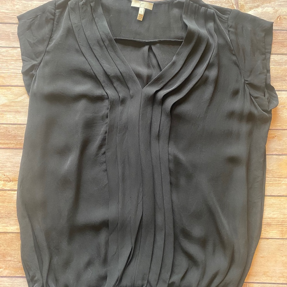 Joie Silk Cap Sleeve Top